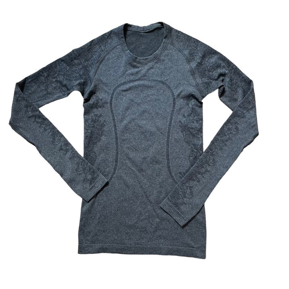 Lululemon Gray Swiftly Long Sleeve Shirt Size 4